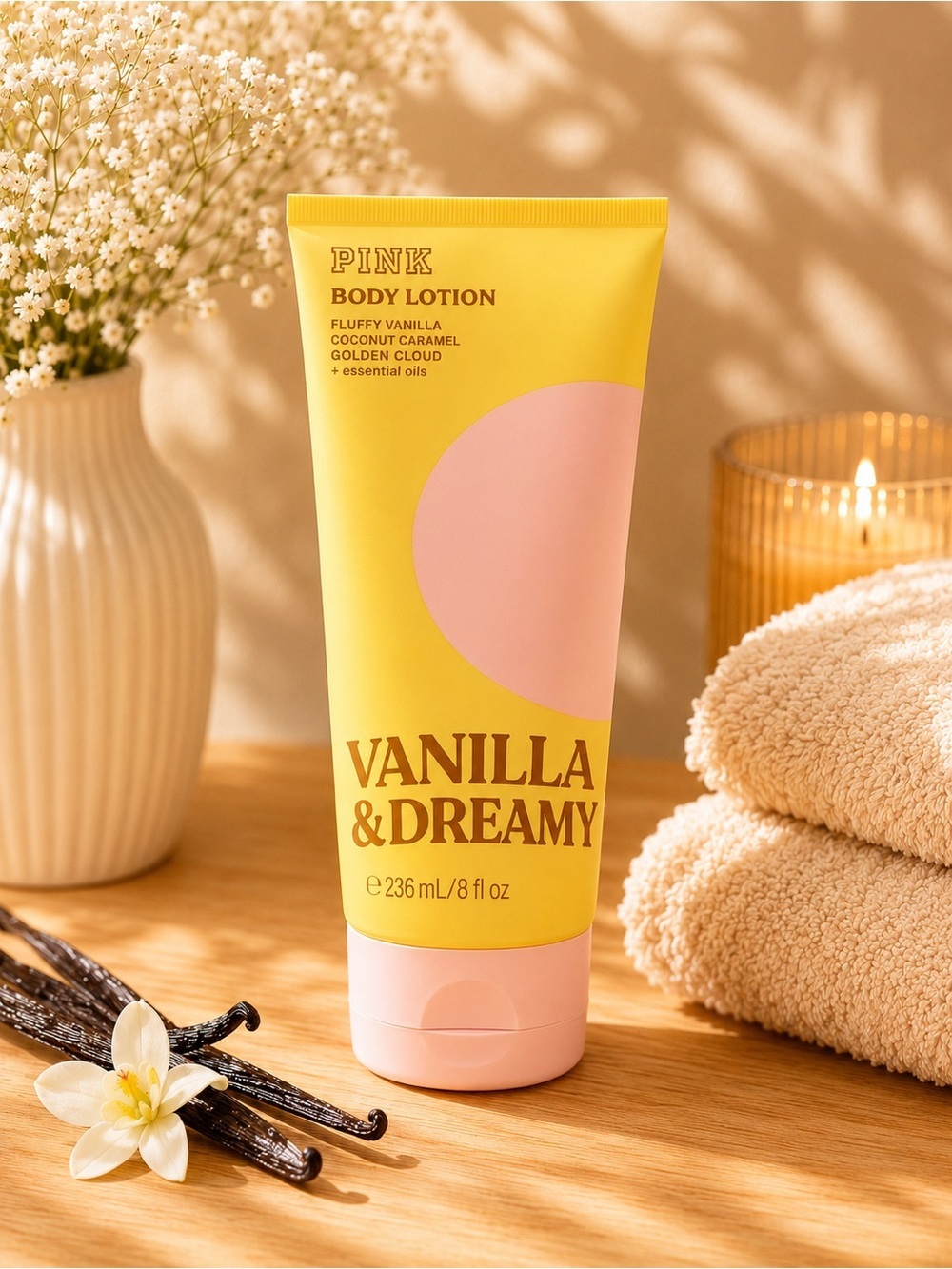Victoria’s Secret PINK Vanilla & Dreamy Body Lotion 8 oz NEW
